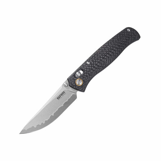 255L Medal Folding Knife - Carbon Fiber