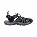 KEEN Women's Whisper Sandals  Black Steel Grey