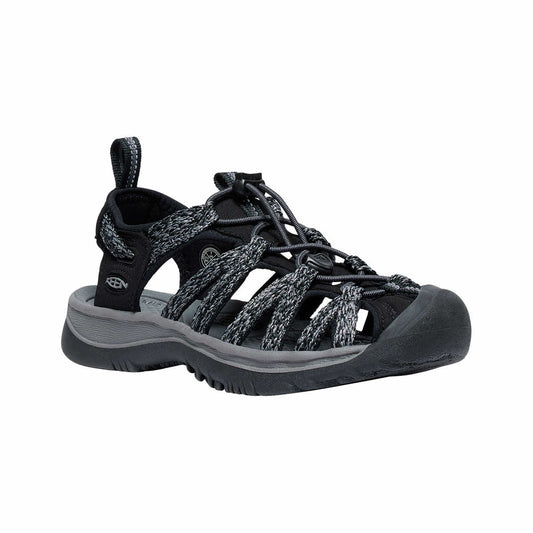 KEEN Women's Whisper Sandals Black Steel Grey