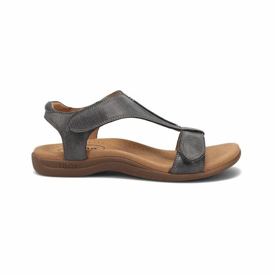 Taos Footwear Women's The Show Sandals Steel