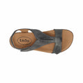 Taos Footwear Women's The Show Sandals  Steel