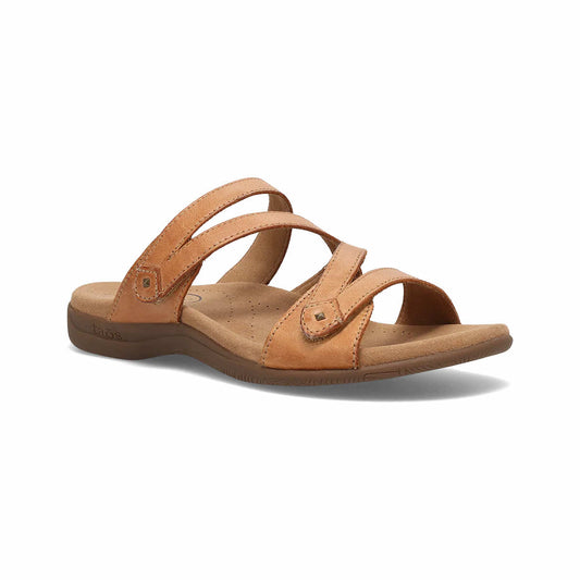 Taos Footwear Women's Double U Sandals Caramel