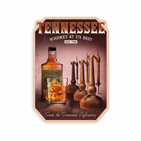 Lantern Press Tennessee Whiskey Mini Sticker