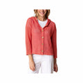 Habitat Women's Summer Breeze Cardigan Hoodie Coral