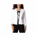 Habitat Women's South Side Stonewash Knit Denim Jacket White