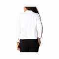 Habitat Women's South Side Stonewash Knit Denim Jacket  White