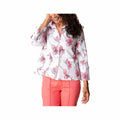 Habitat Women's Wildflower Ruched Collar Swing Jacket  Coral