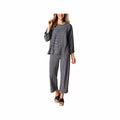 Habitat Women's Monterey Stripe 3/4 Sleeve Seamed Top