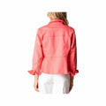 Habitat Women's Secret Sauce Peplum Denim Jacket  Coral