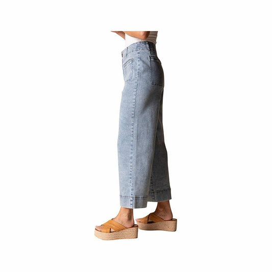 Color swatch for Habitat Women's Crop Essential Jeans in Lightdenim