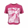 Pressbox South Carolina Gamecocks Cherry Bomb Vintage Waist Length Short Sleeve Shirt Garnet