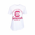 Pressbox South Carolina Gamecocks Carson Irvine Crew Short Sleeve Shirt White