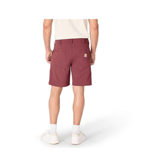 Color swatch for Carhartt Men's Relaxed 8-Inch Force Phoenix Shorts in Amber Terrain