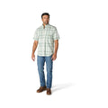 Carhartt Men's Fort Loose Short Sleeve Plaid Shirt  Smoked Teal