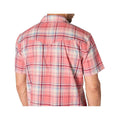 Carhartt Men's Montana Bozeman Relaxed Short Sleeve Plaid Shirt - Tall  Light Amber