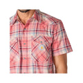 Carhartt Men's Montana Bozeman Relaxed Short Sleeve Plaid Shirt - Tall  Light Amber