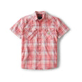 Carhartt Men's Montana Bozeman Relaxed Short Sleeve Plaid Shirt - Tall  Light Amber