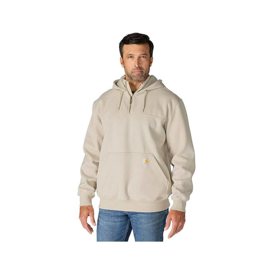 Carhartt Men's Paxton Quarter Zip Hoodie Cobblestone