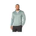 Carhartt Men's Force Sun Defender Relaxed 1/2-Zip Pullover - Tall Green Slate Htr