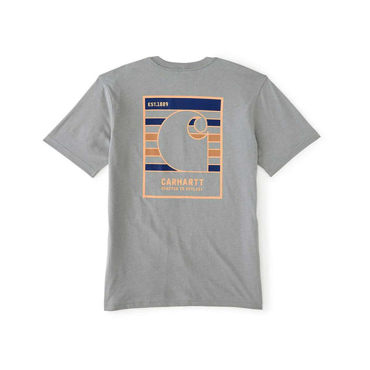 Carhartt Men's Irvine Relaxed Outlast T-Shirt Weather Ash Htr