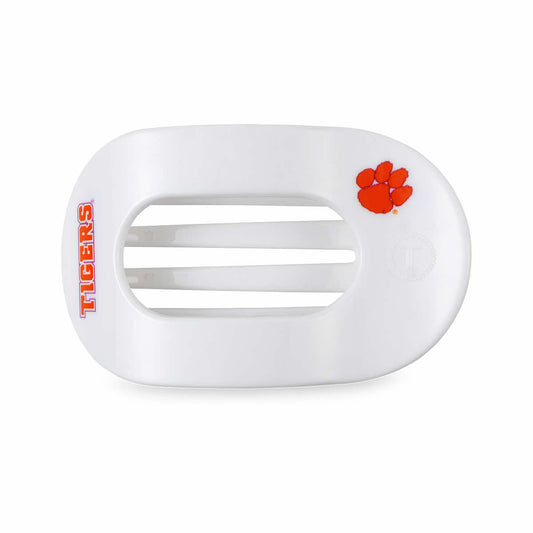 Clemson Medium Flat Round Hair Clip