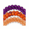 Clemson Large Hair Ties - 3 Pack