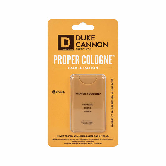 Duke Cannon Sawtooth Travel Size Proper Cologne