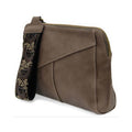 Joy Susan Gigi Crossbody Handbag with Woven Wristlet Strap  Taupe