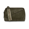 Joy Susan Gigi Crossbody Handbag with Woven Wristlet Strap Olive