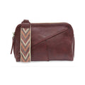 Joy Susan Gigi Crossbody Handbag with Woven Wristlet Strap Currant
