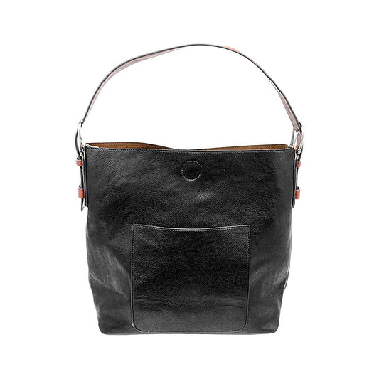 Color swatch for Joy Susan Classic Hobo Handbag in Drk Basil Cffee