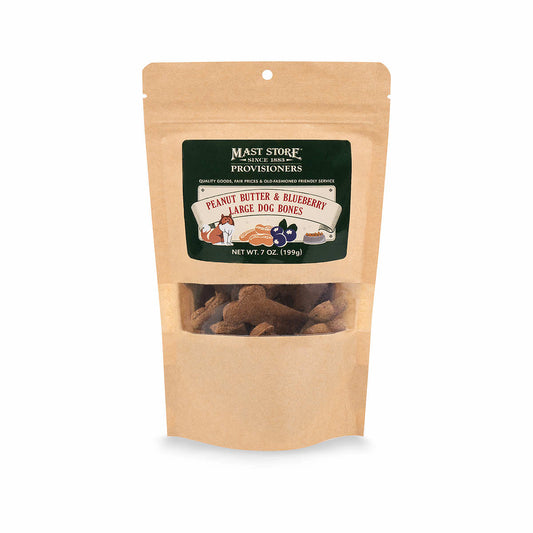 Mast Store Provisioners Peanut Butter & Blueberry Large Dog Bones