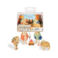 Archie McPhee Camping Frog Playset Toy