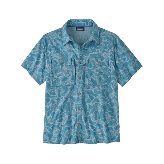 Patagonia Men's Short-Sleeved Self-Guided Sun Shirt Coastaledge Shoreblu