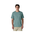 Patagonia Men's Take a Stand Responsibili-Tee  Rainbowrun Bluesage