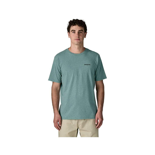 Patagonia Men's Take a Stand Responsibili-Tee Rainbowrun Bluesage