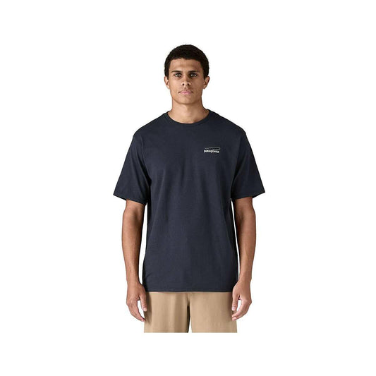 Patagonia Men's Casting Logo Responsibili-Tee Smolder Blue