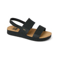 REEF Women's Water Vista Sandals Black Tan