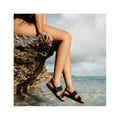 REEF Women's Water Vista Sandals  Black Tan