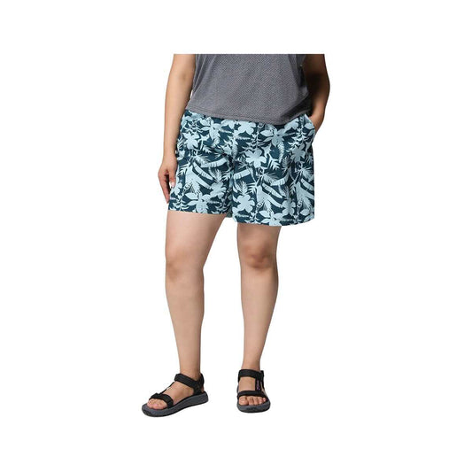Columbia Women's Sandy River III Printed Shorts - Curvy Botan Everblue