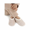 Women's Teddy Bear Fur Snoozies Slippers  Oatmeal