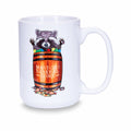 Mast General Store Candy Barrel Raccoon Mug