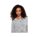 Charlie B Women's 3/4 Sleeve Drop Shoulder V-Neck Sweater  Mist