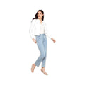 Charlie B Women's Fringe Edges Colored Twill Jacket, White, alternate view 3