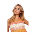 Charlie B Women's Crochet A Line Tank Top  Apricot P