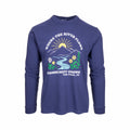 Mast General Store Valle Crucis Where The River Flows Community Grows Long Sleeve T-Shirt Navy