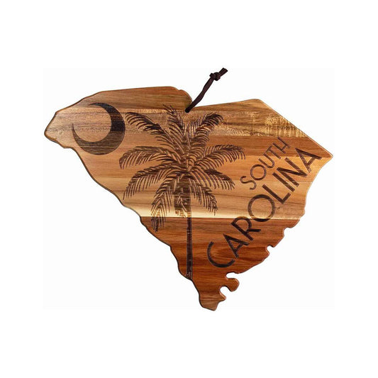 South Carolina Palm & Moon Cutting Board