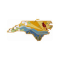 North Carolina Summer Strokes Cutting Board