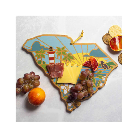 South Carolina Summer Strokes Cutting Board
