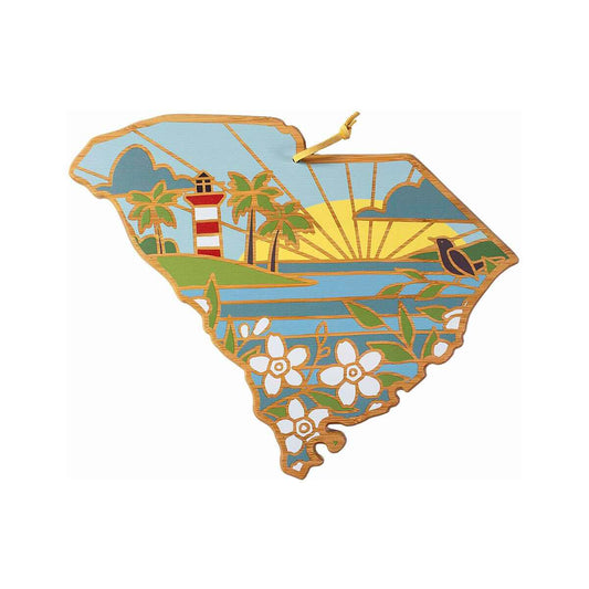 South Carolina Summer Strokes Cutting Board